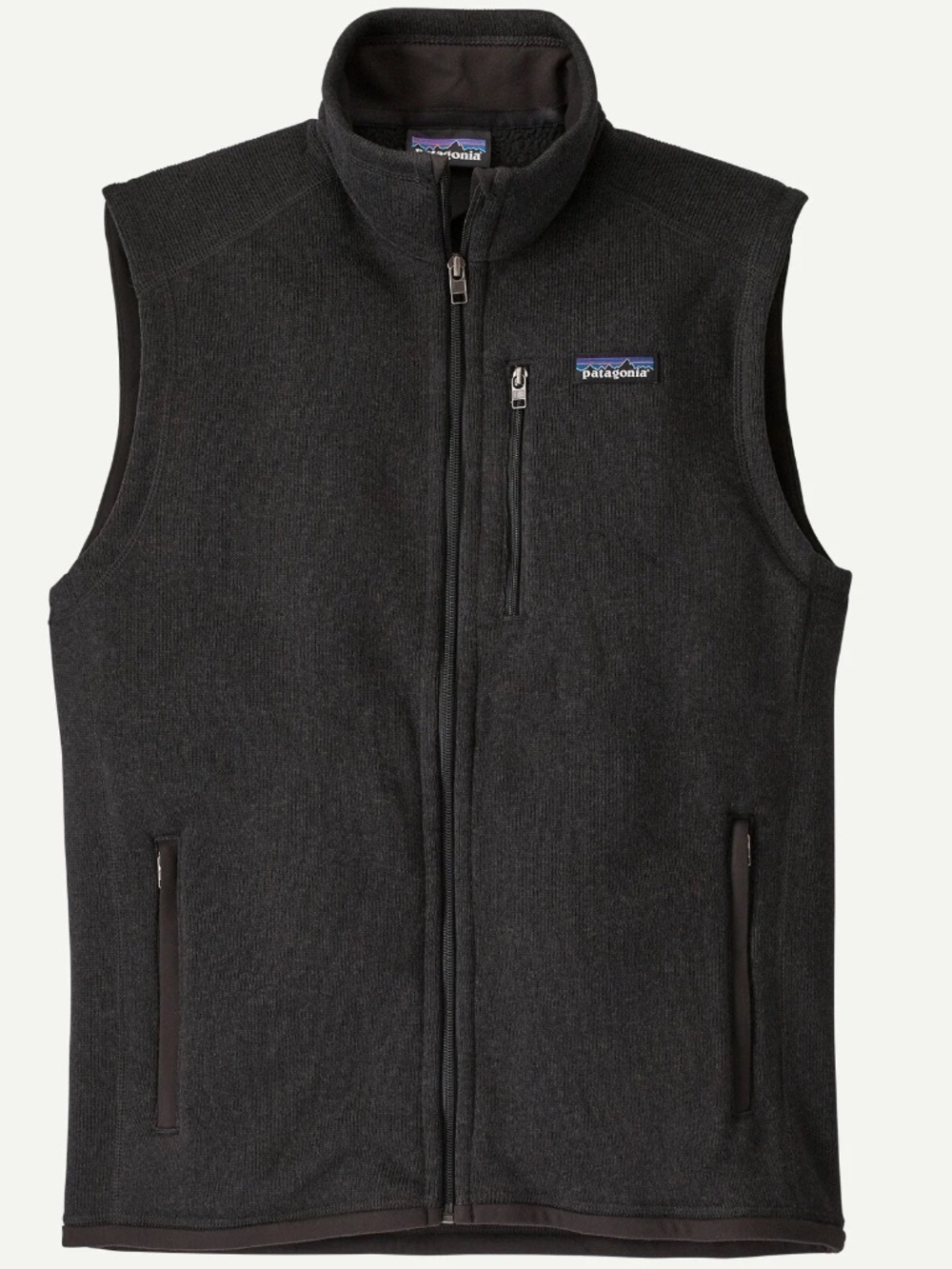 Patagonia Mens Better Sweater Fleece Vest Black Size Large